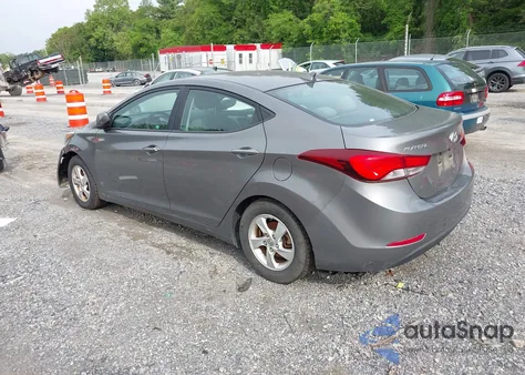 2014 Hyundai Elantra Se from USA, damaged, VIN 5NPDH4AE2EH510470
